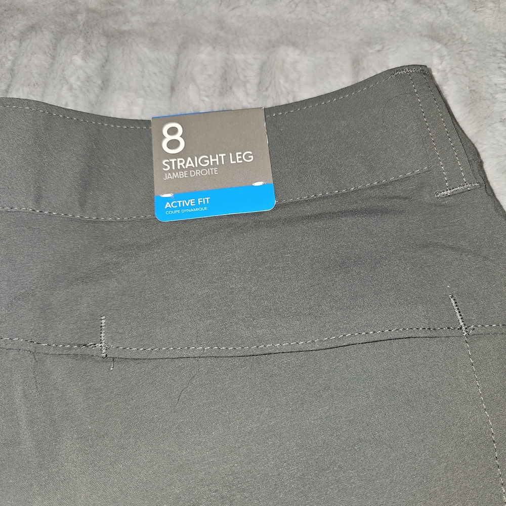 Women's Gray Columbia Straight Leg Pants - Picture 3 of 7